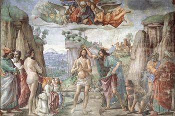 Domenico Ghirlandaio : Baptism of Christ